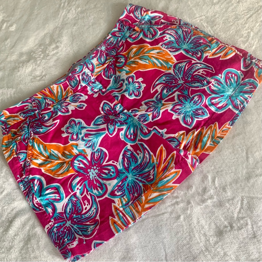 Hatley Shorts-Floral-Size8
